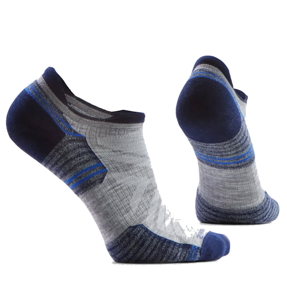 SMARTWOOL HIKE TARGETED CUSHION LOW ANKLE SOCKS GRAY - MENS