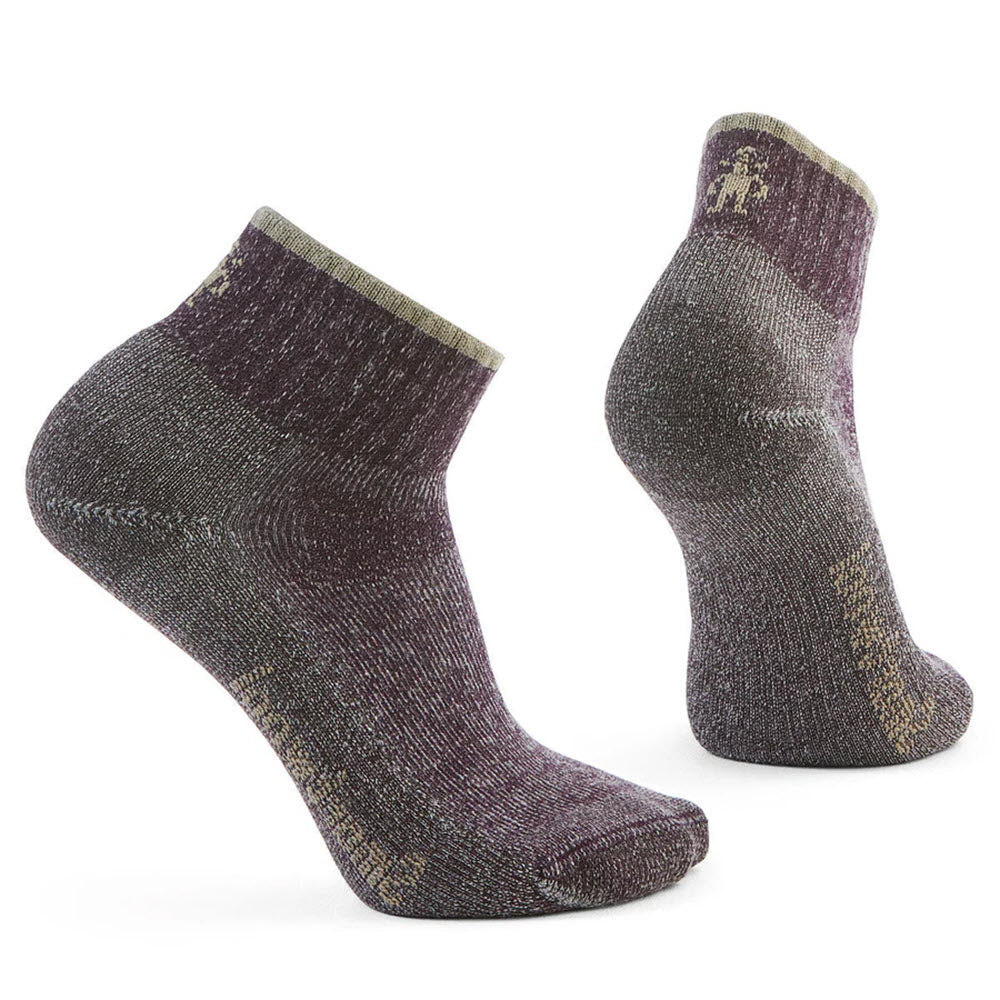 SMARTWOOL HIKE CLASSIC 2ND CUT ANKLE SOCKS PURPLE - WOMENS