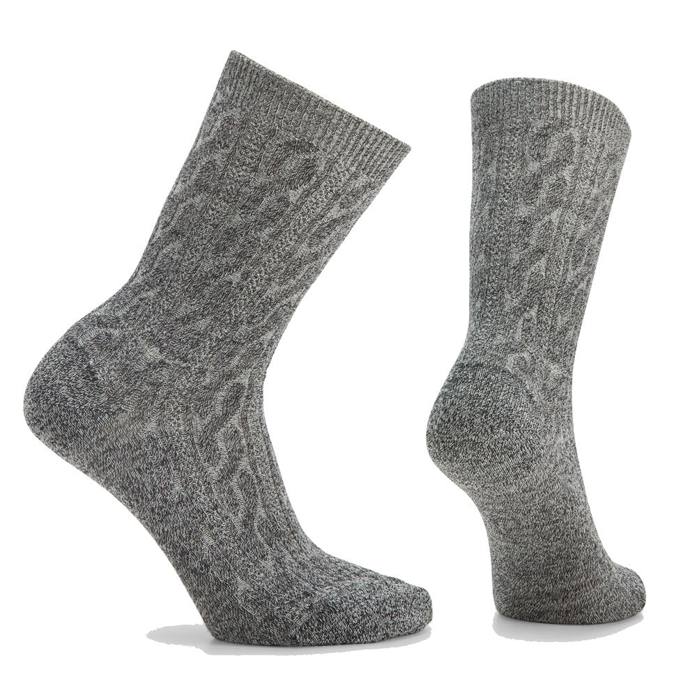 SMARTWOOL CABLE CREW SOCKS NATURAL - WOMENS