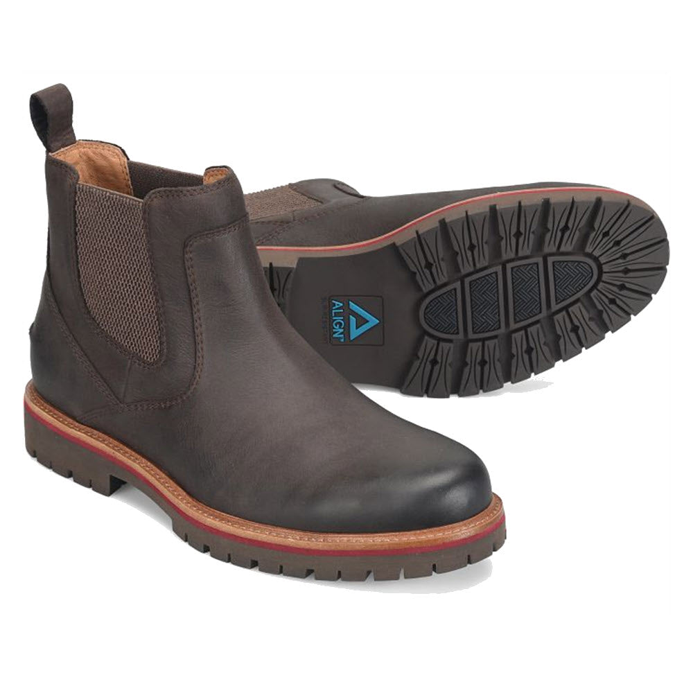 ALIGN RANGLEY CHELSEA BOOT DARK BROWN - MENS