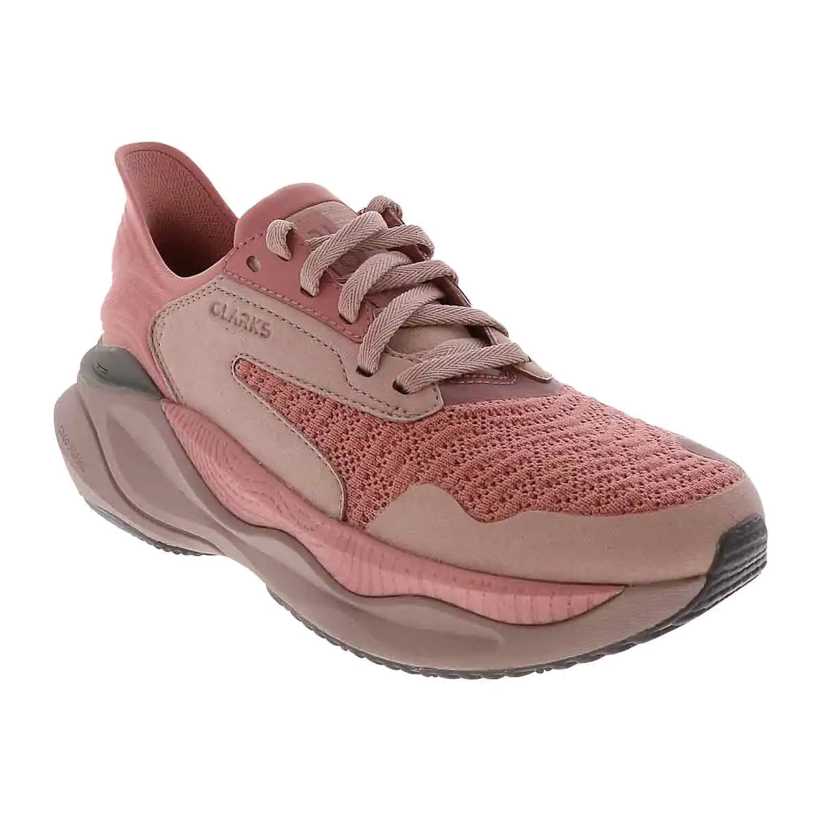 CLARKS PACE HANDS FREE SNEAKER DUSTY ROSE - WOMENS