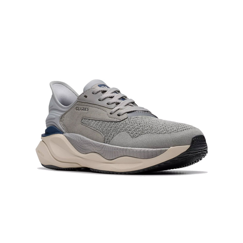 CLARKS PACE HANDS FREE SNEAKER GREY - MENS