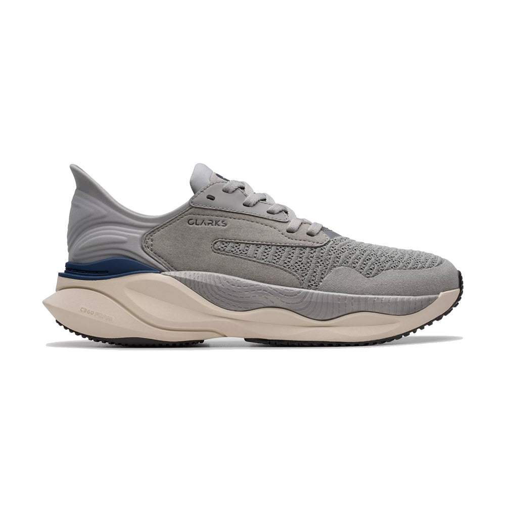 CLARKS PACE HANDS FREE SNEAKER GREY - MENS
