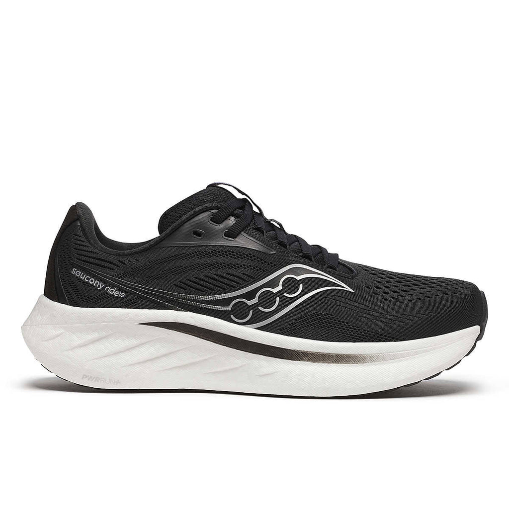 SAUCONY GUIDE 18 BLACK/WHITE - WOMENS - Lamey Wellehan Shoes