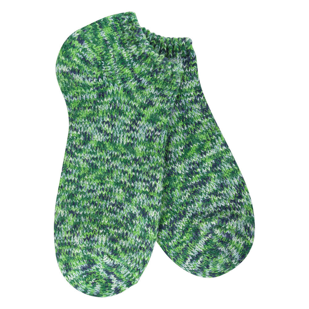 WORLDS SOFTEST RAGG LOW SOCKS LUCKY GREEN - WOMENS