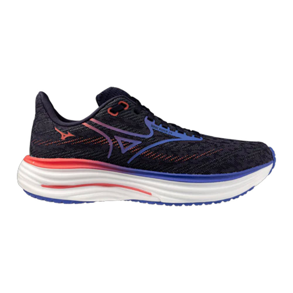 MIZUNO WAVE RIDER 29 ODYSSEY GREY/IRIS BLOOM - WOMENS