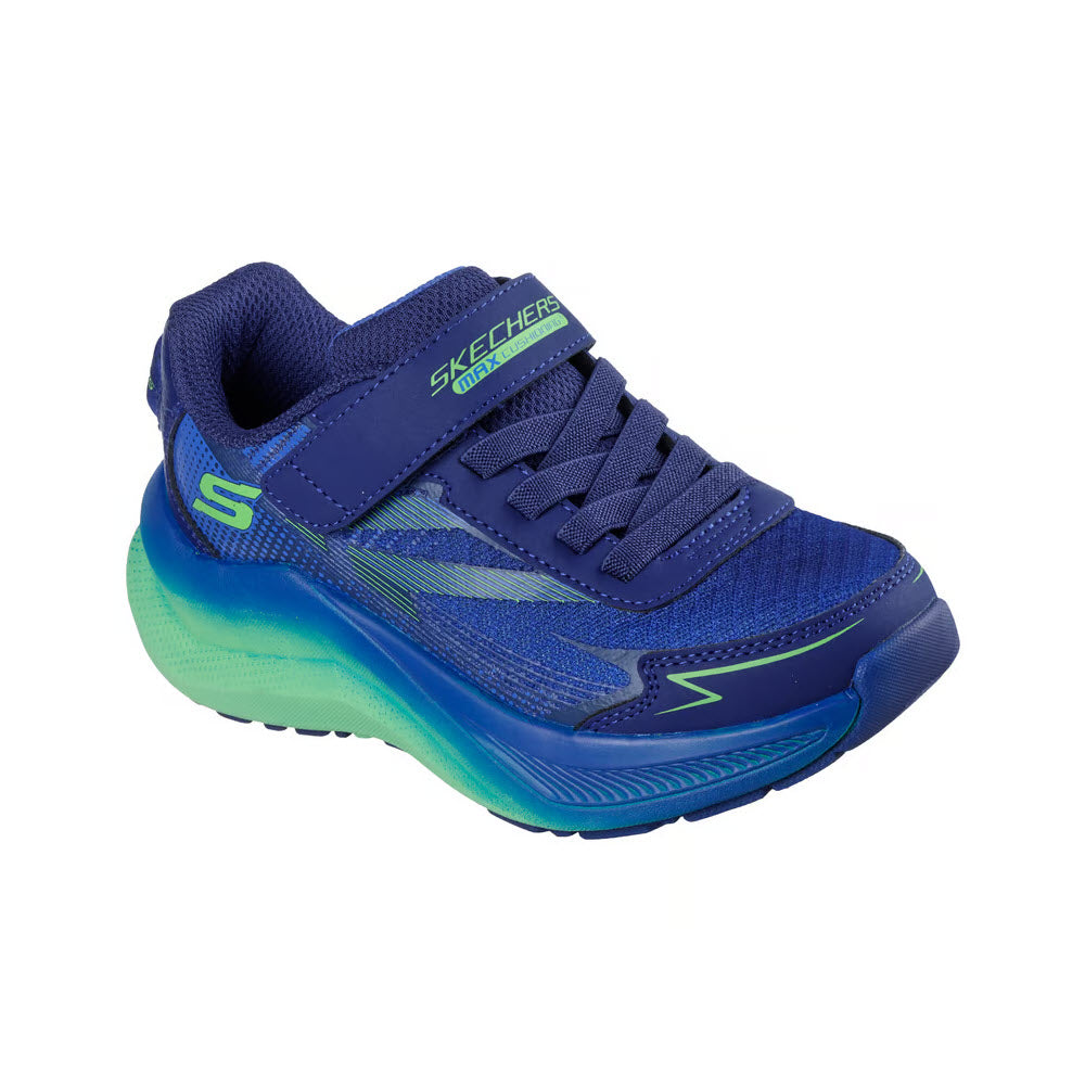 SKECHERS MAX CUSHION ASCENDER NAVY - KIDS