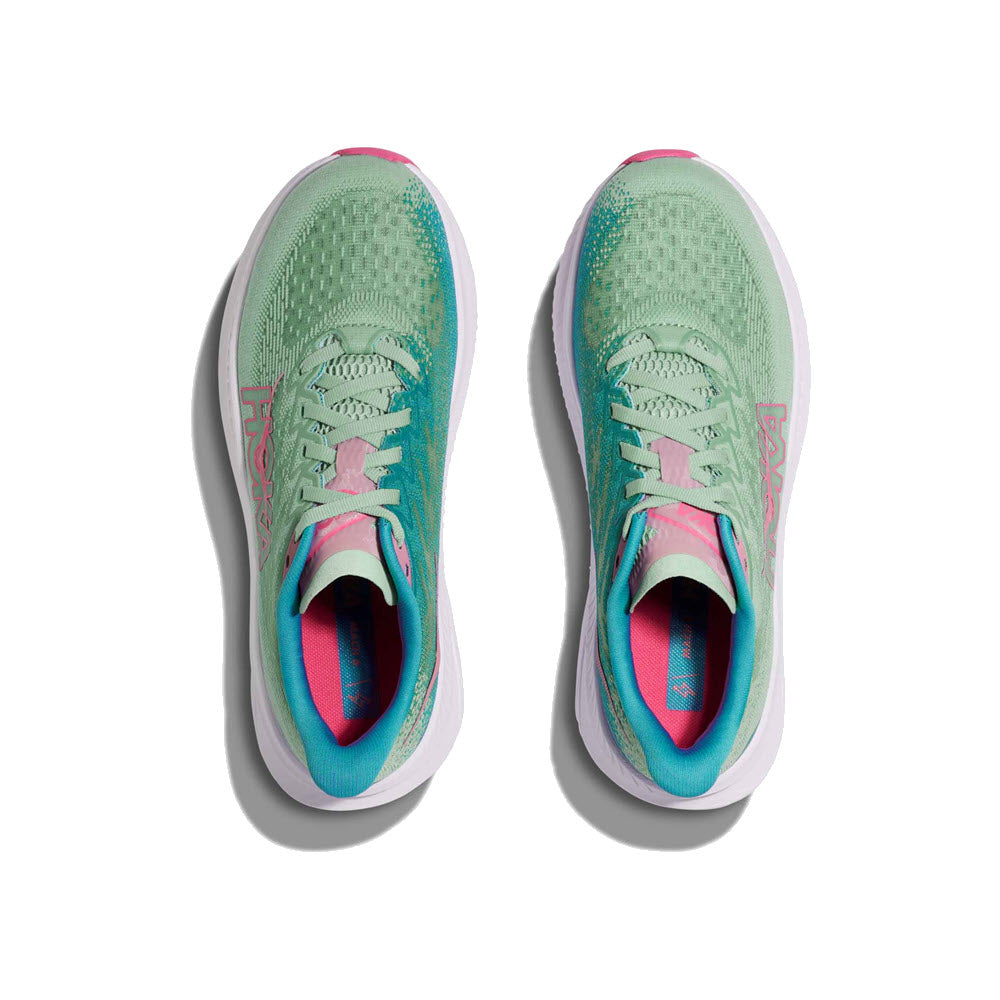 HOKA MACH 6 JADEITE/ALPINE BLUE - WOMENS