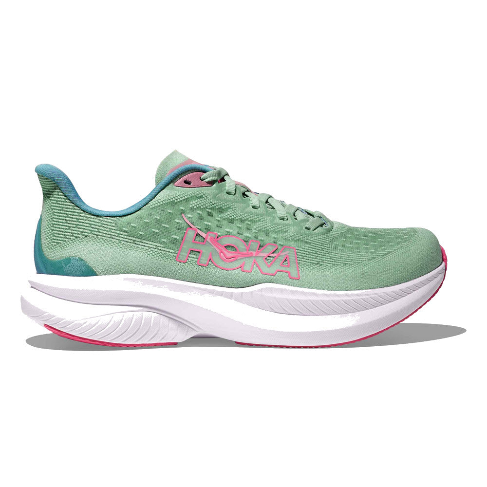 HOKA MACH 6 JADEITE/ALPINE BLUE - WOMENS