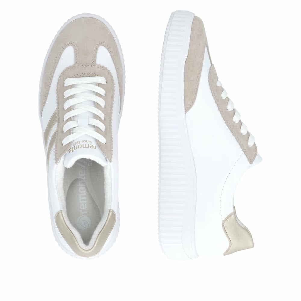REMONTE SNEAKER T TOE ICEBURG WHITE - WOMENS