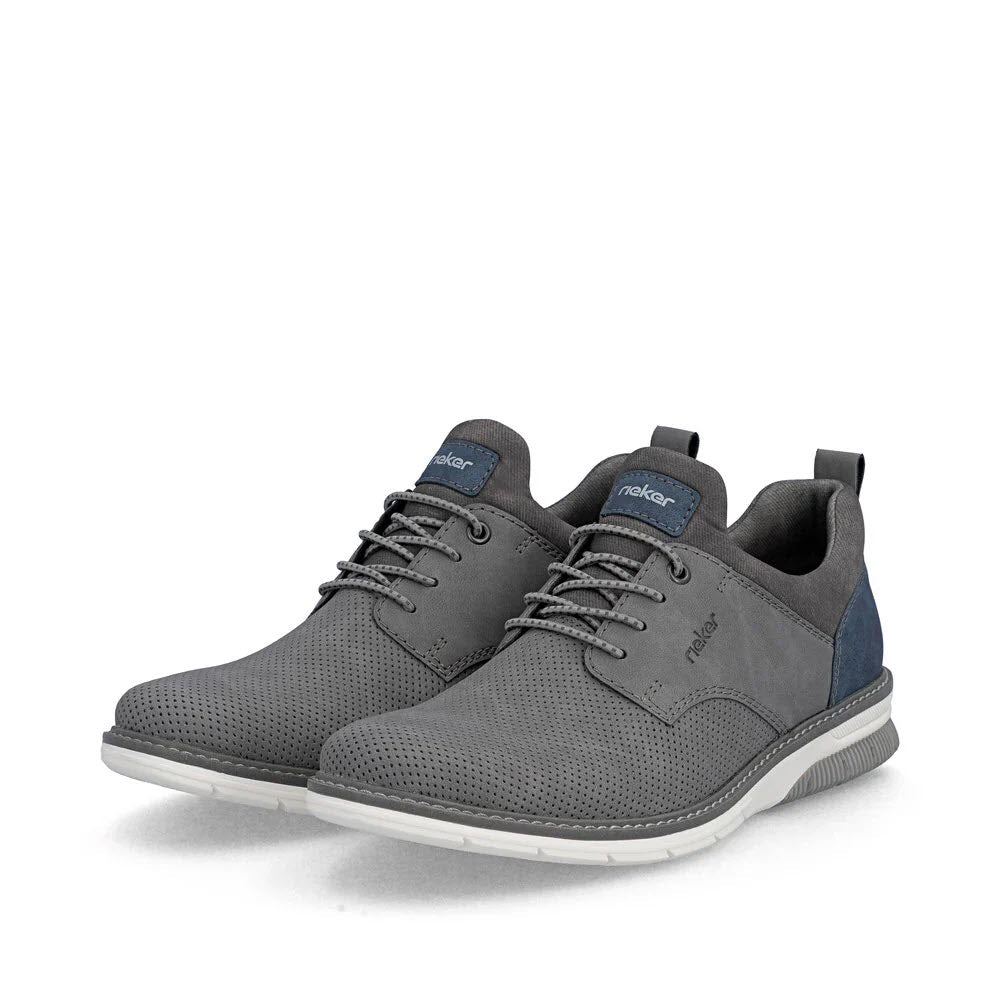 RIEKER AUXERRE CENERE DENIM PERFORATED - MENS