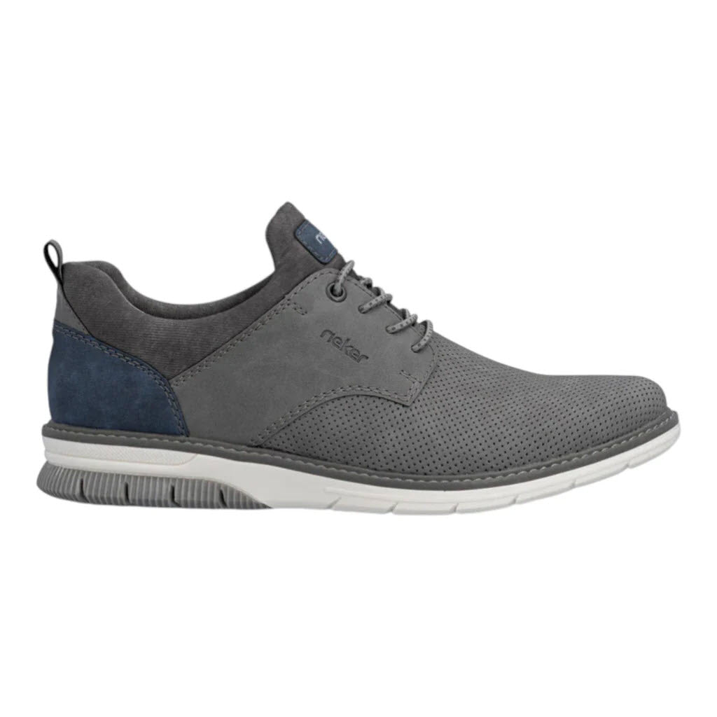 RIEKER AUXERRE CENERE DENIM PERFORATED - MENS