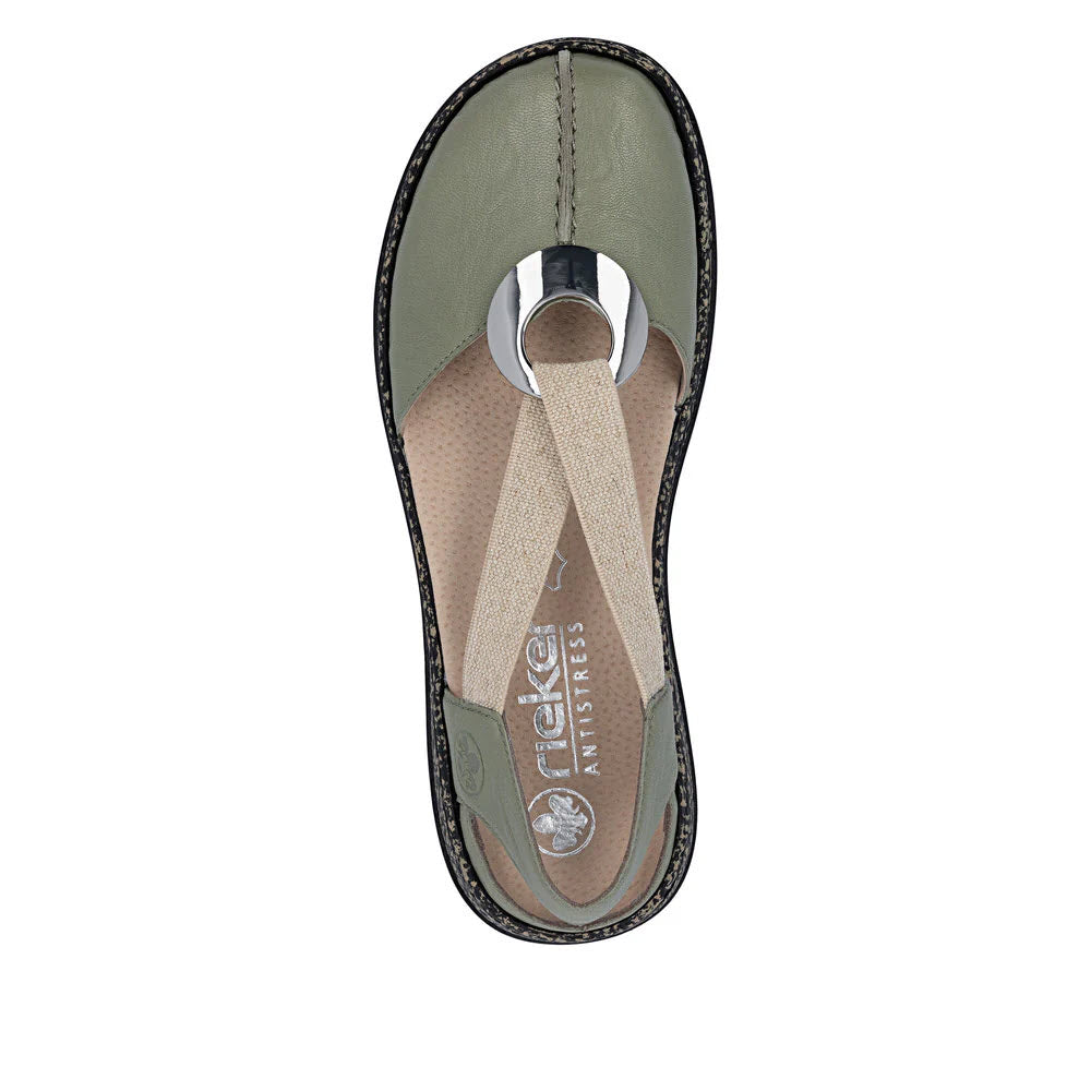 RIEKER STRETCH STRAP LOOP MARY JANE MINT - WOMENS