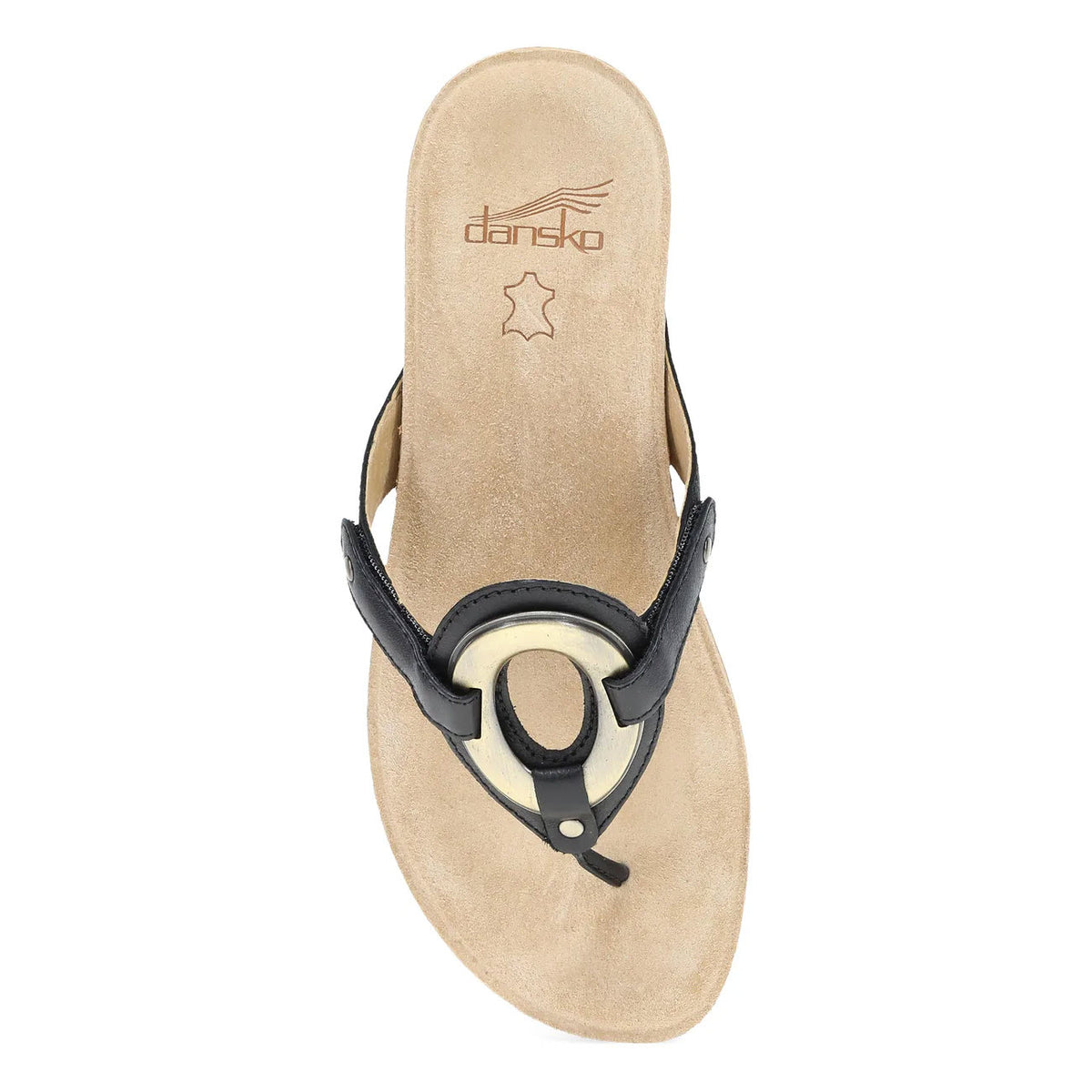 DANSKO ROSALIA THONG BLACK - WOMENS