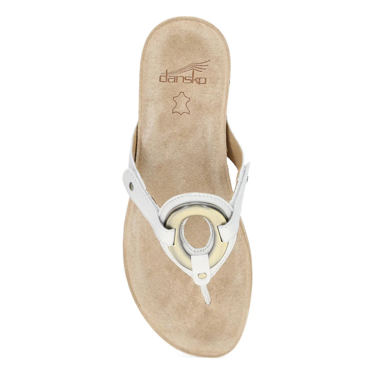 DANSKO ROSALIA THONG WHITE - WOMENS