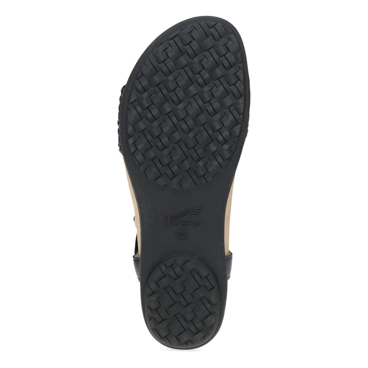 DANSKO JODIE SANDAL BLACK WOVEN - WOMENS