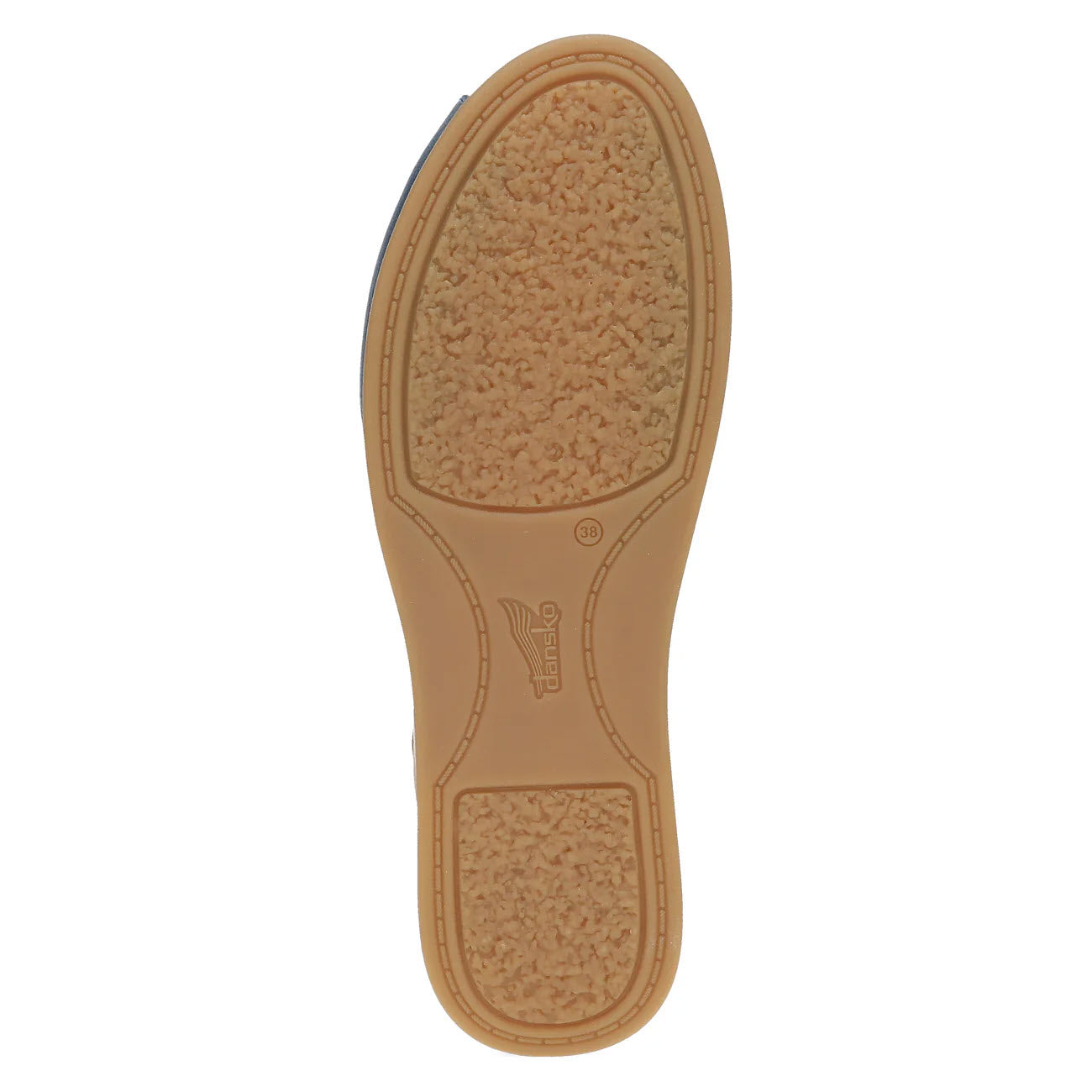 DANSKO CASS PEEP TOE SANDAL BLUE/TAN - WOMENS - Lamey Wellehan Shoes