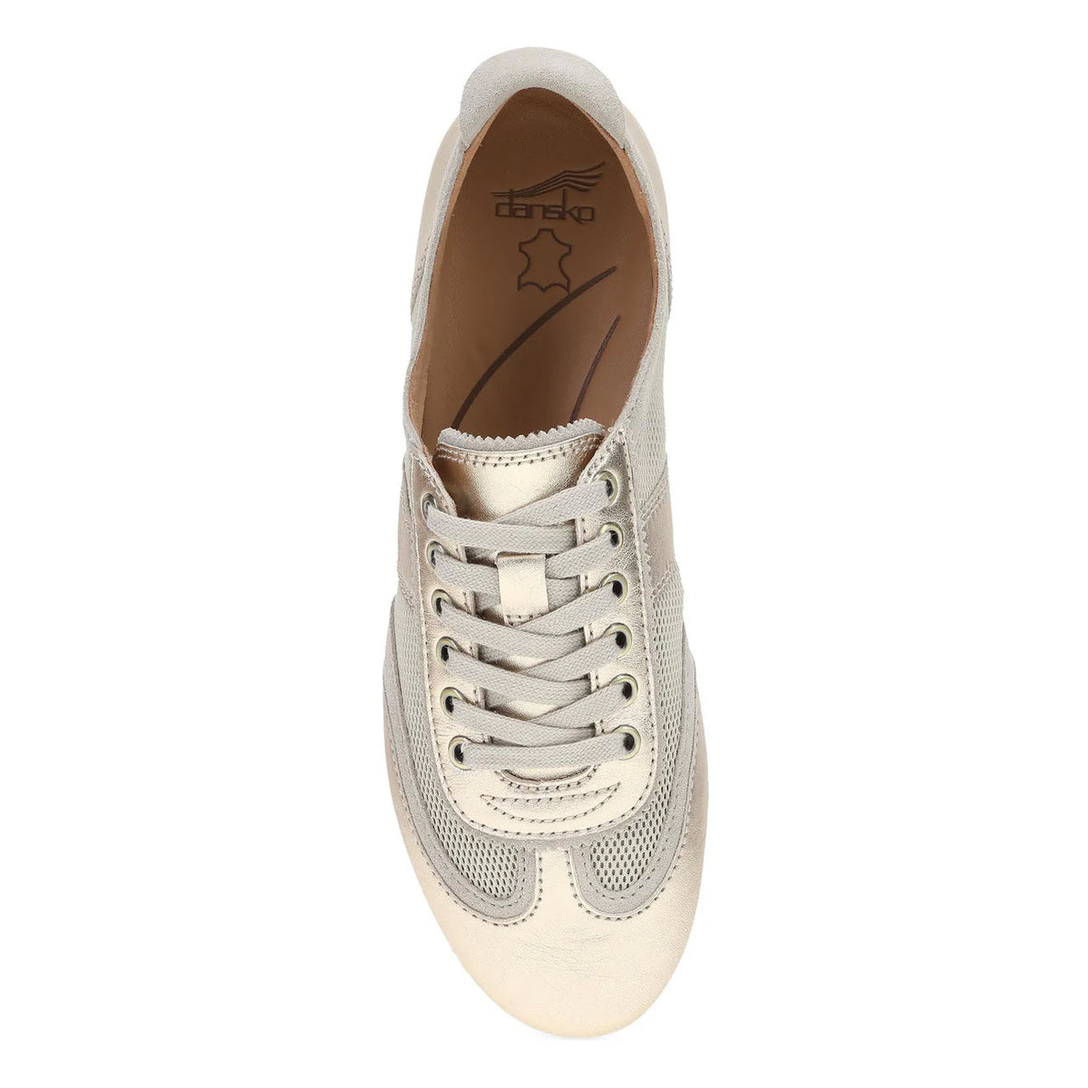 DANSKO MILANA GOLD METALLIC SNEAKER - WOMENS