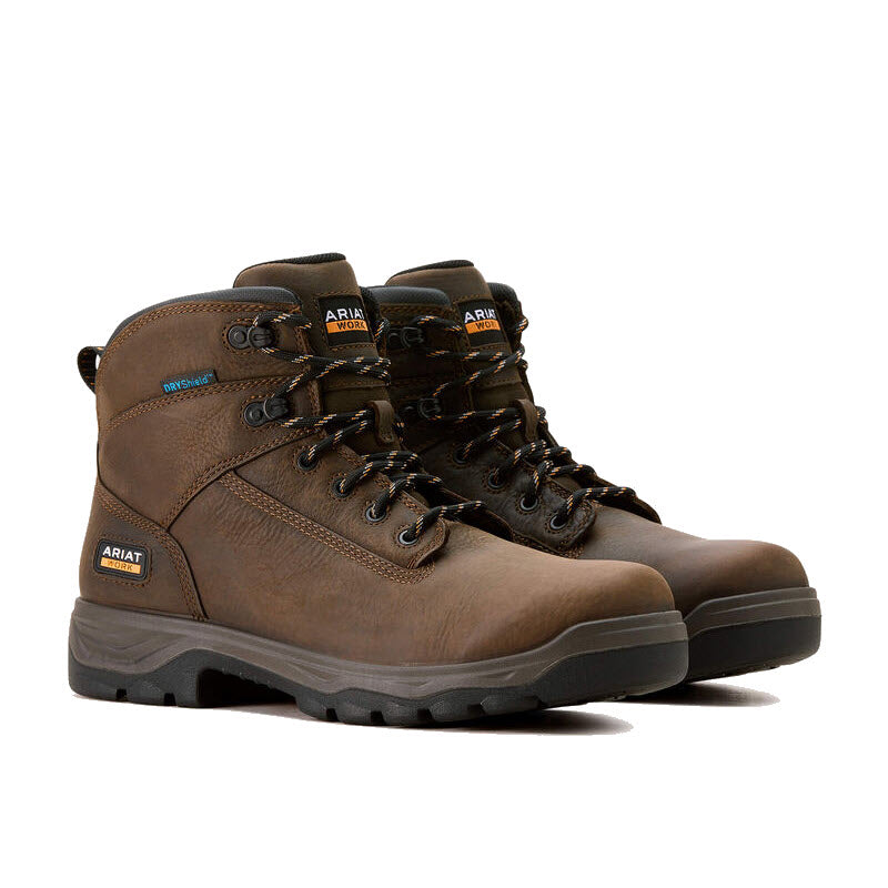 ARIAT TURBO DURATREAD 6" WATERPROOF DARK BROWN - MENS
