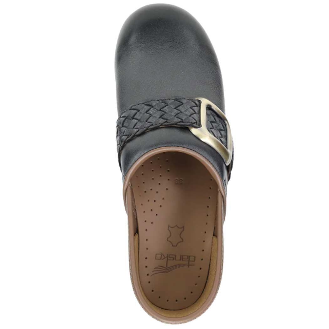 DANSKO PRO BRAIDED CLOG BLACK - WOMENS