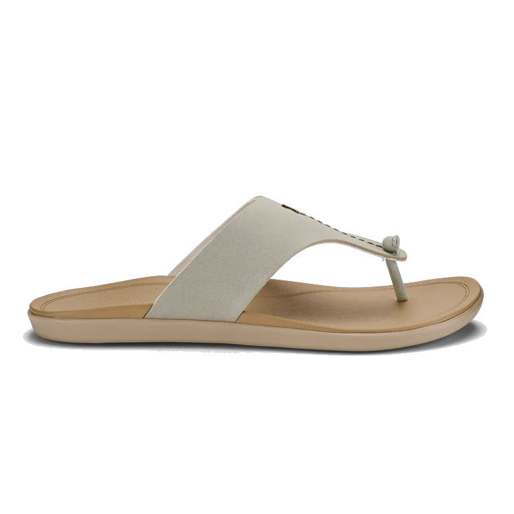 OLUKAI HO OPIO MELE THONG TAPA WARM SAND - WOMENS