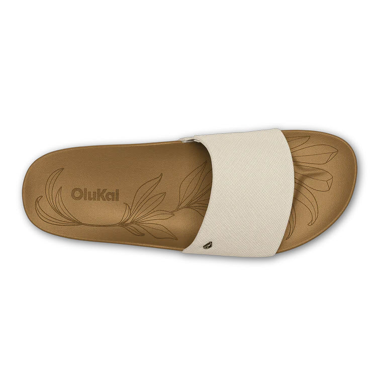 OLUKAI KIPE A PONO SLIDE TAPA CROSSHATCH - WOMENS