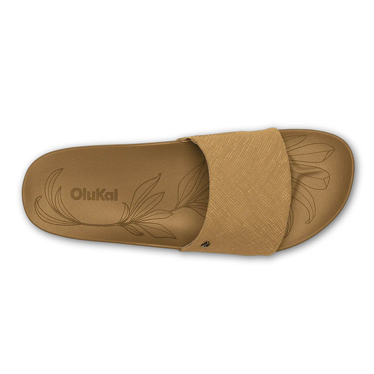 OLUKAI KIPE A PONO SLIDE SAHARA CROSSHATCH - WOMENS