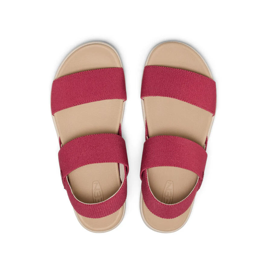 KEEN ELLE BACKSTRAP SANDAL GARNET BIRCH - WOMENS