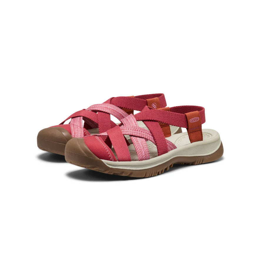 KEEN WHISPER LATTICE GARNET BURNT BRICK - WOMENS