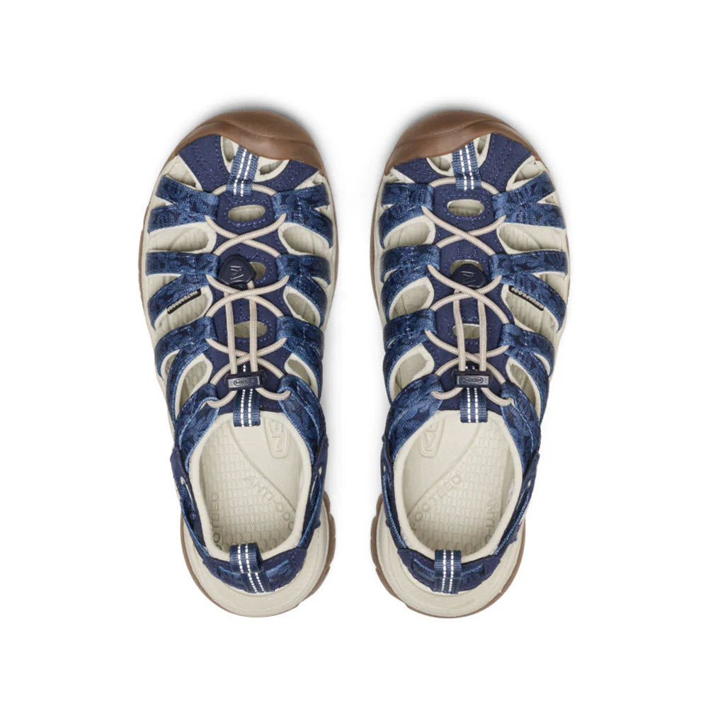 KEEN WHISPER NAVY PRINT - WOMENS