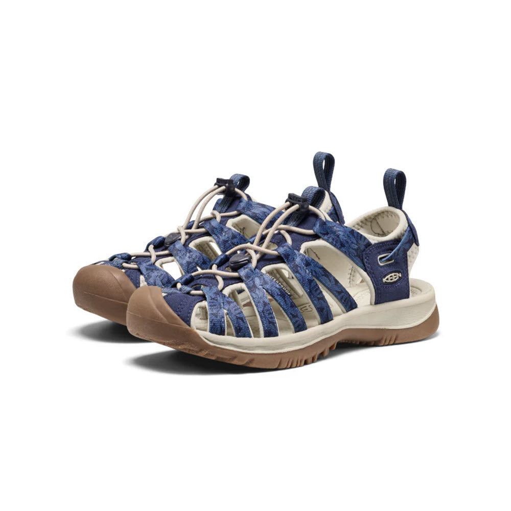 KEEN WHISPER NAVY PRINT - WOMENS