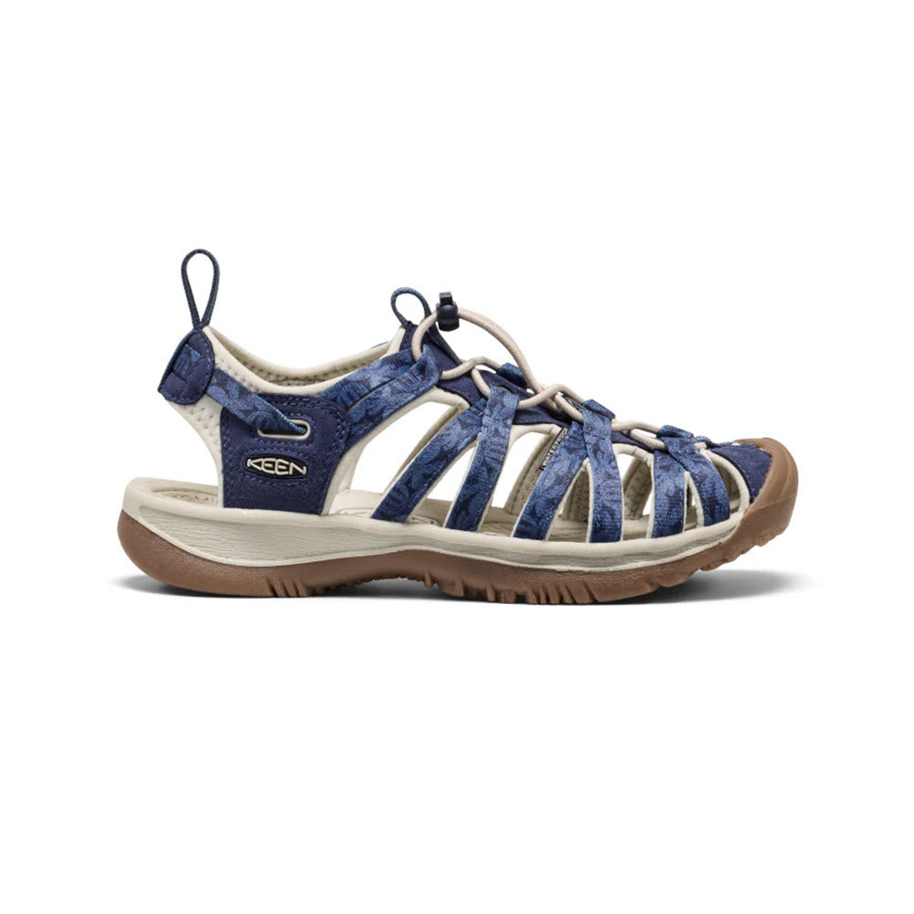 KEEN WHISPER NAVY PRINT - WOMENS