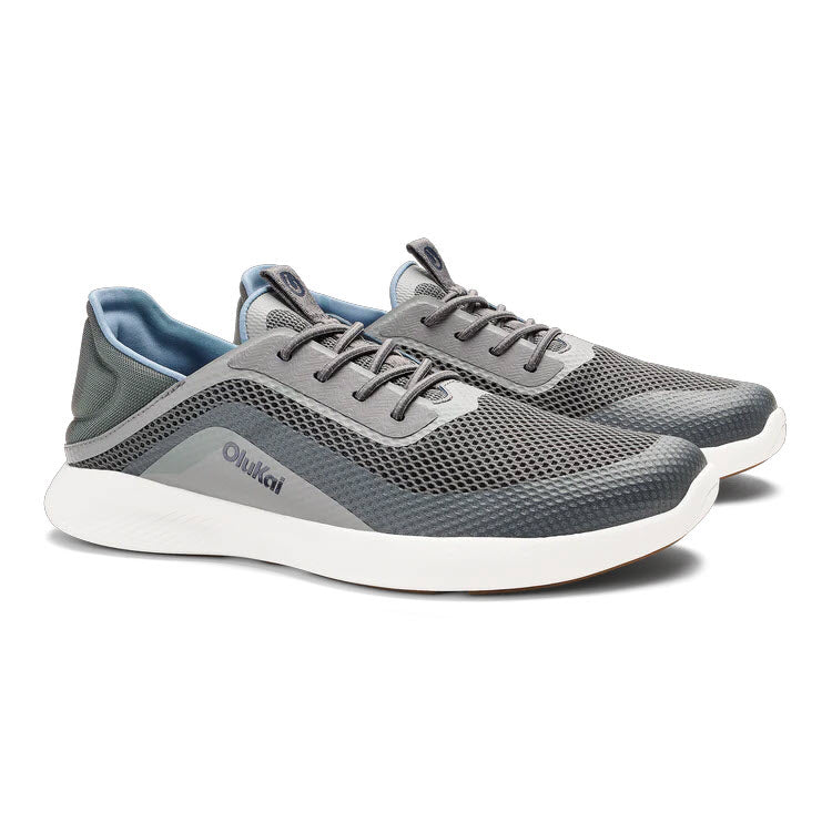 OLUKAI KIALOA CHARCOAL/SHARKSKIN - MENS