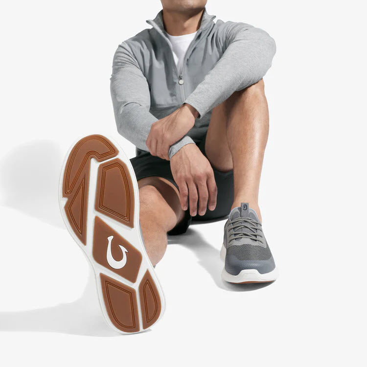 OLUKAI KIALOA CHARCOAL/SHARKSKIN - MENS