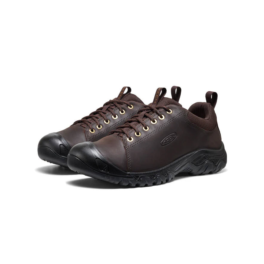 KEEN TARGHEE IV OXFORD LACE JAVA/BLACK - MENS