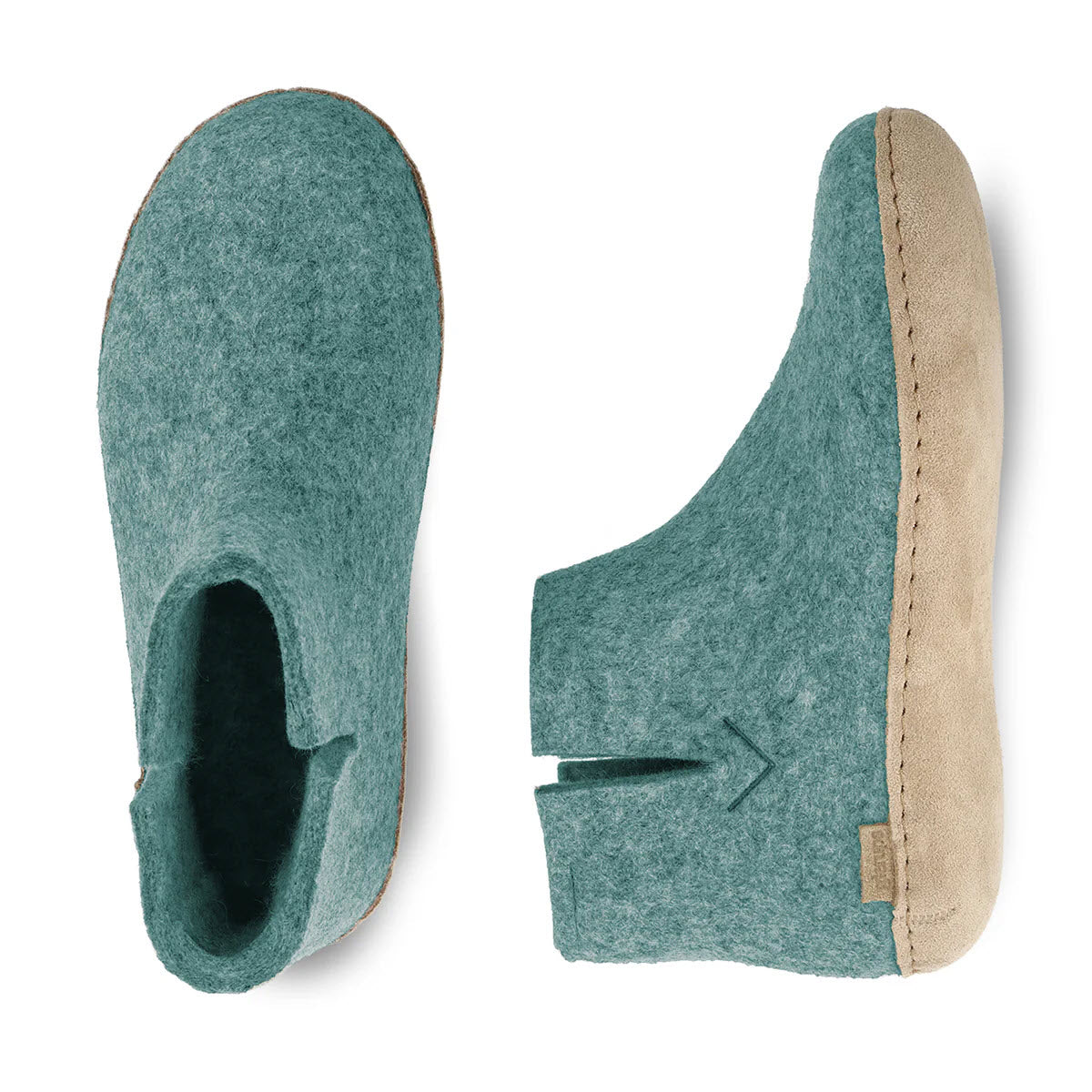 GLERUPS THE BOOT LEATHER BOTTOM NORTH SEA - WOMENS