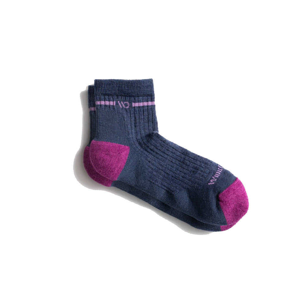 WIDE OPEN QUARTER SOCK DENIM - WOMENS