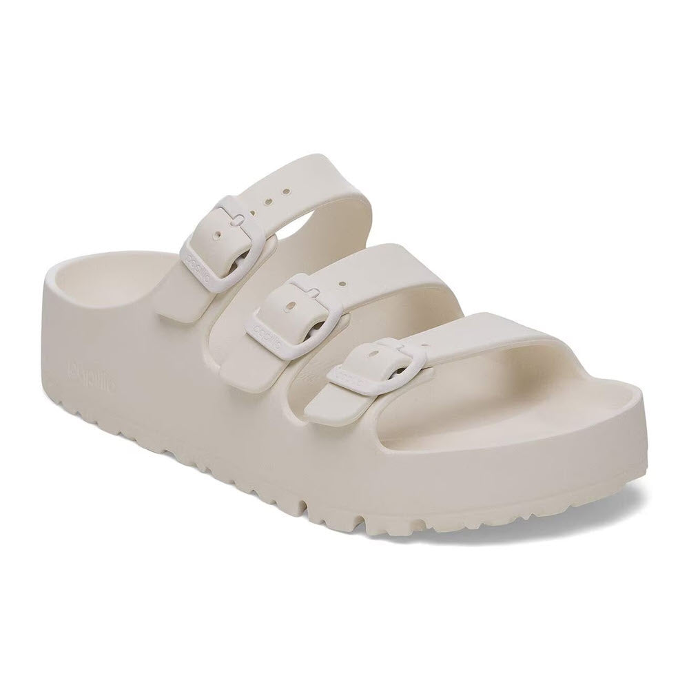 BIRKENSTOCK FLORIDA III EVA FLEX PLATFORM EGGSHELL - WOMENS