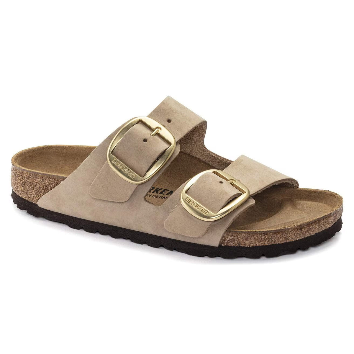 BIRKENSTOCK ARIZONA BIG BUCKLE BIRKOFLOR SANDCASTLE - WOMENS