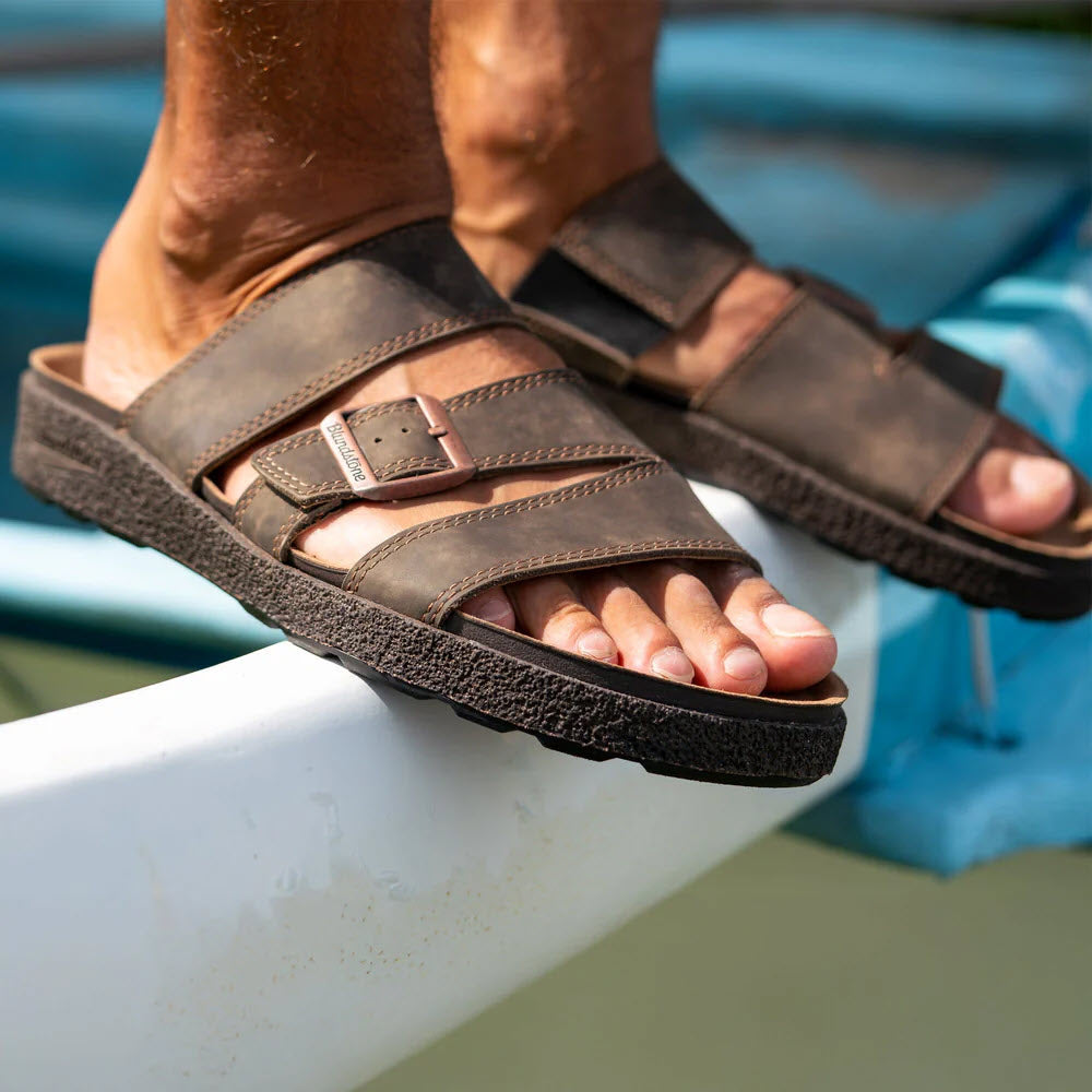 BLUNDSTONE AEROCORK SANDAL RUSTIC BROWN - ADULTS