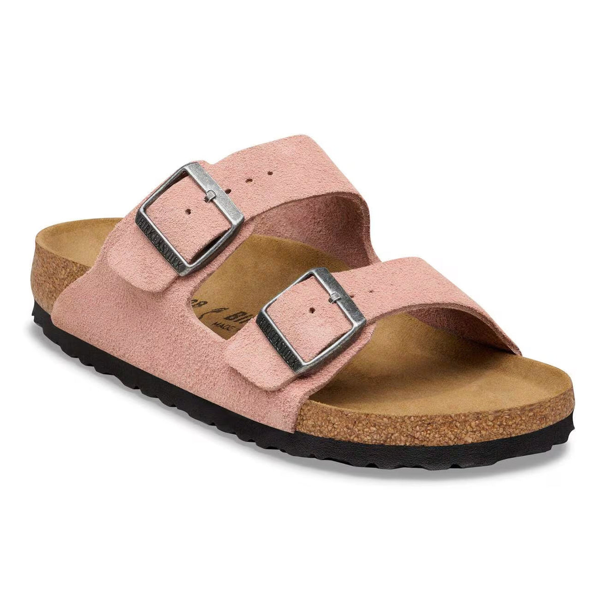BIRKENSTOCK ARIZONA SUEDE PINK CLAY - WOMENS