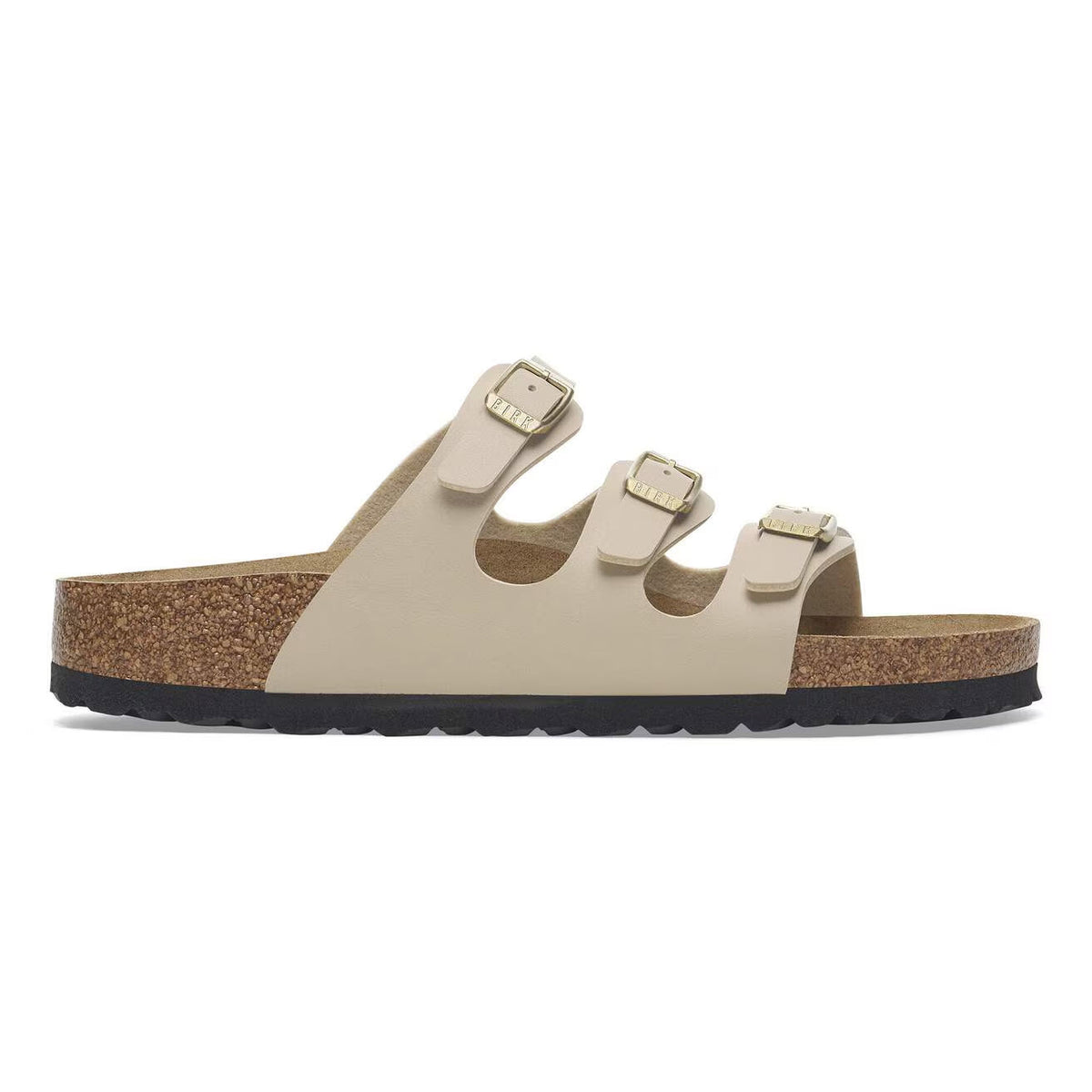 BIRKENSTOCK FLORIDA BIRKOFLOR FLOWERS SANDCASTLE - WOMENS