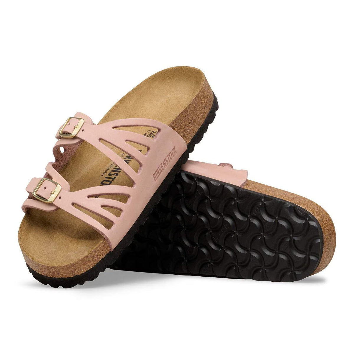 BIRKENSTOCK GRANADA NUBUCK SOFT PINK - WOMENS