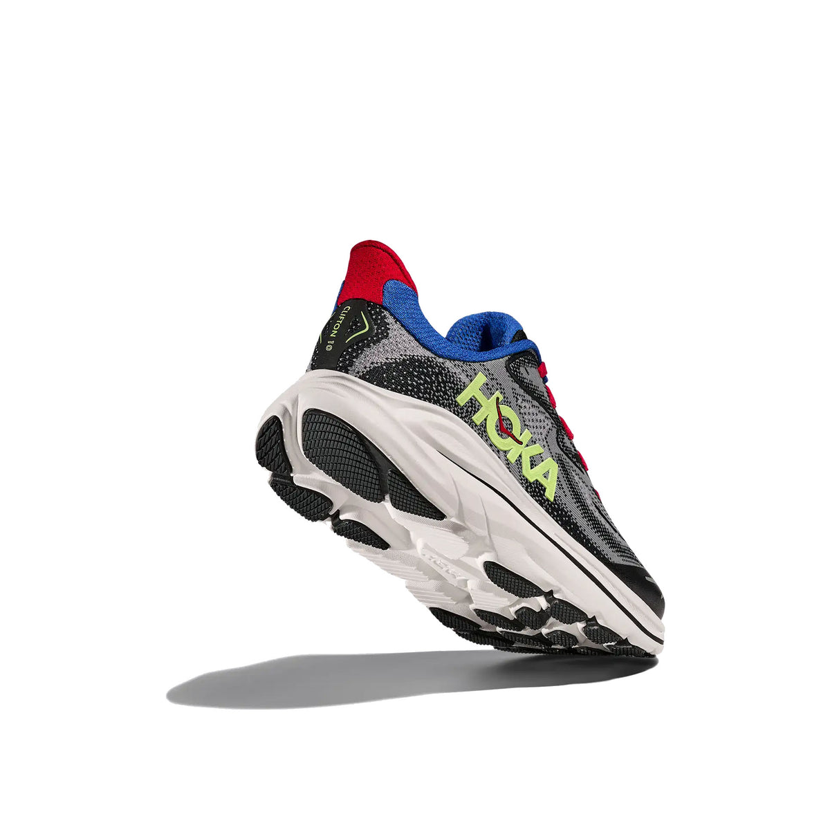 HOKA CLIFTON 10 FOGGY GREY/BLACK - YOUTH
