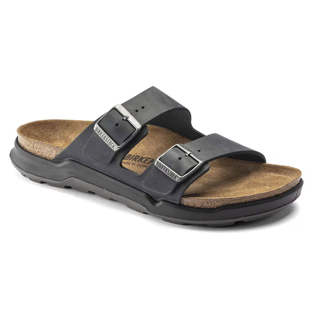 BIRKENSTOCK ARIZONA CROSSTOWN OILED BLACK - MENS - Lamey Wellehan