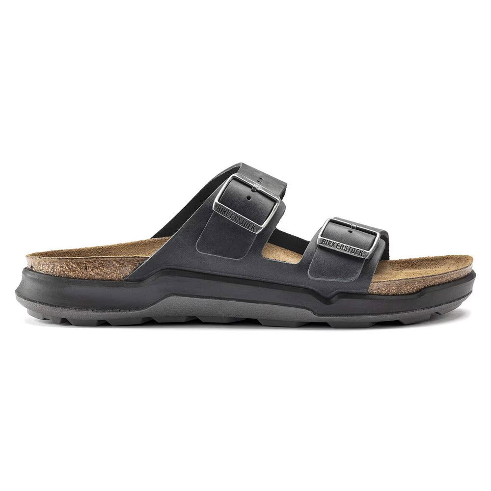 BIRKENSTOCK ARIZONA CROSSTOWN OILED BLACK - MENS - Lamey Wellehan