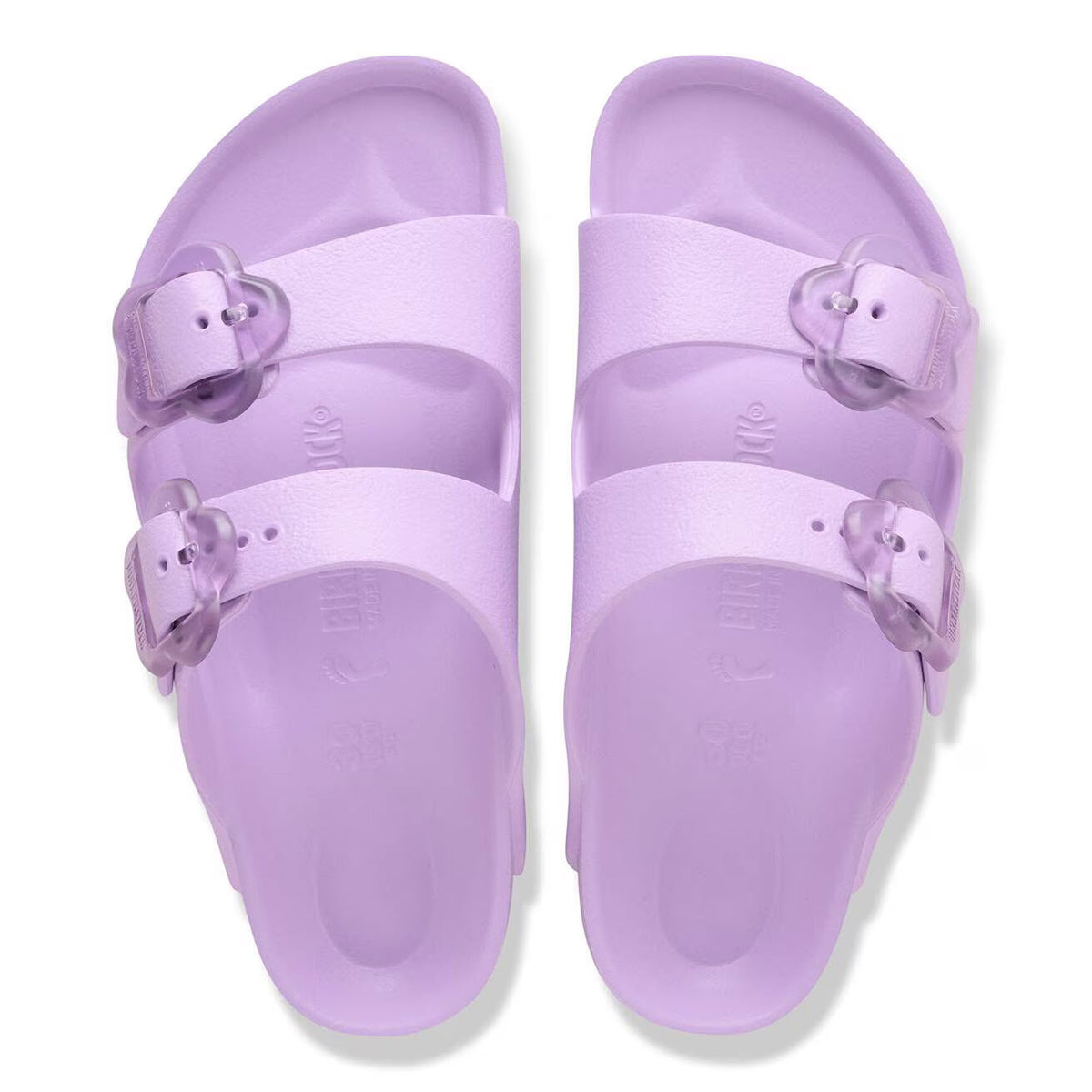 BIRKENSTOCK ARIZONA EVA FLOWER BUCKLE CROCUS - KIDS