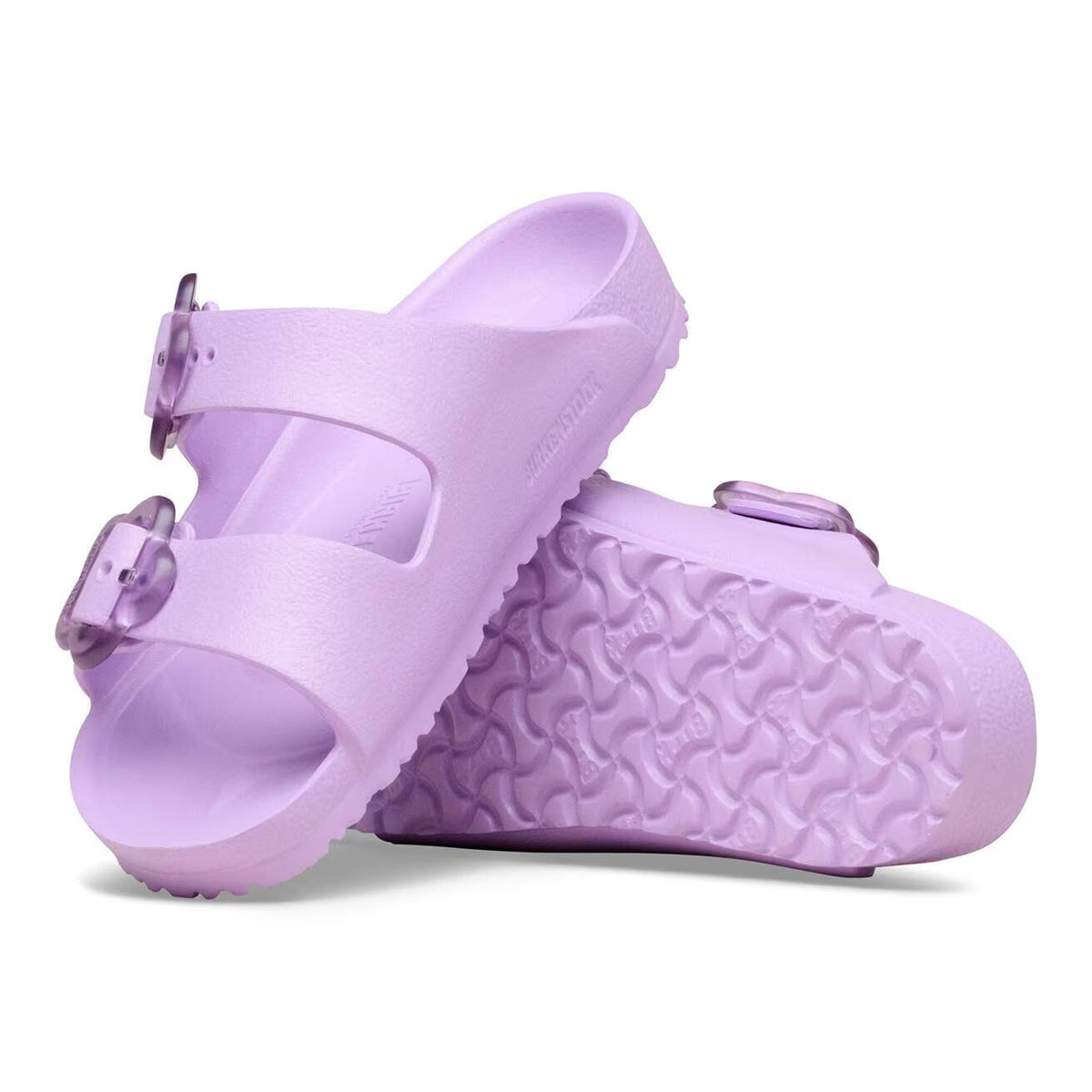 BIRKENSTOCK ARIZONA EVA FLOWER BUCKLE CROCUS - KIDS