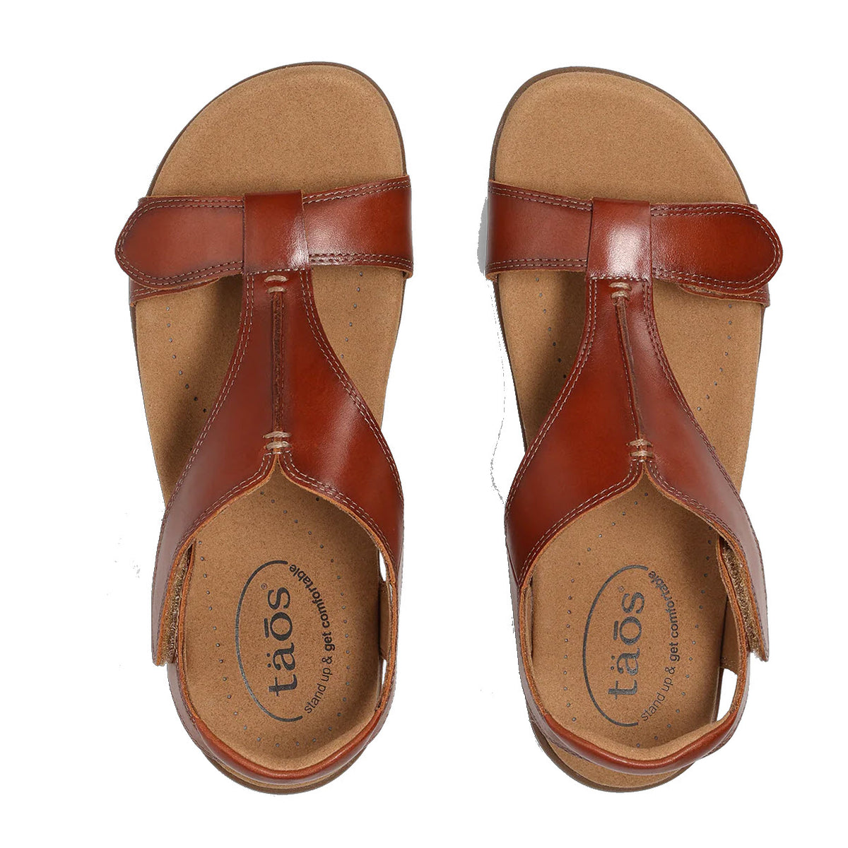TAOS SLIDE SHOW SANDAL COGNAC - WOMENS