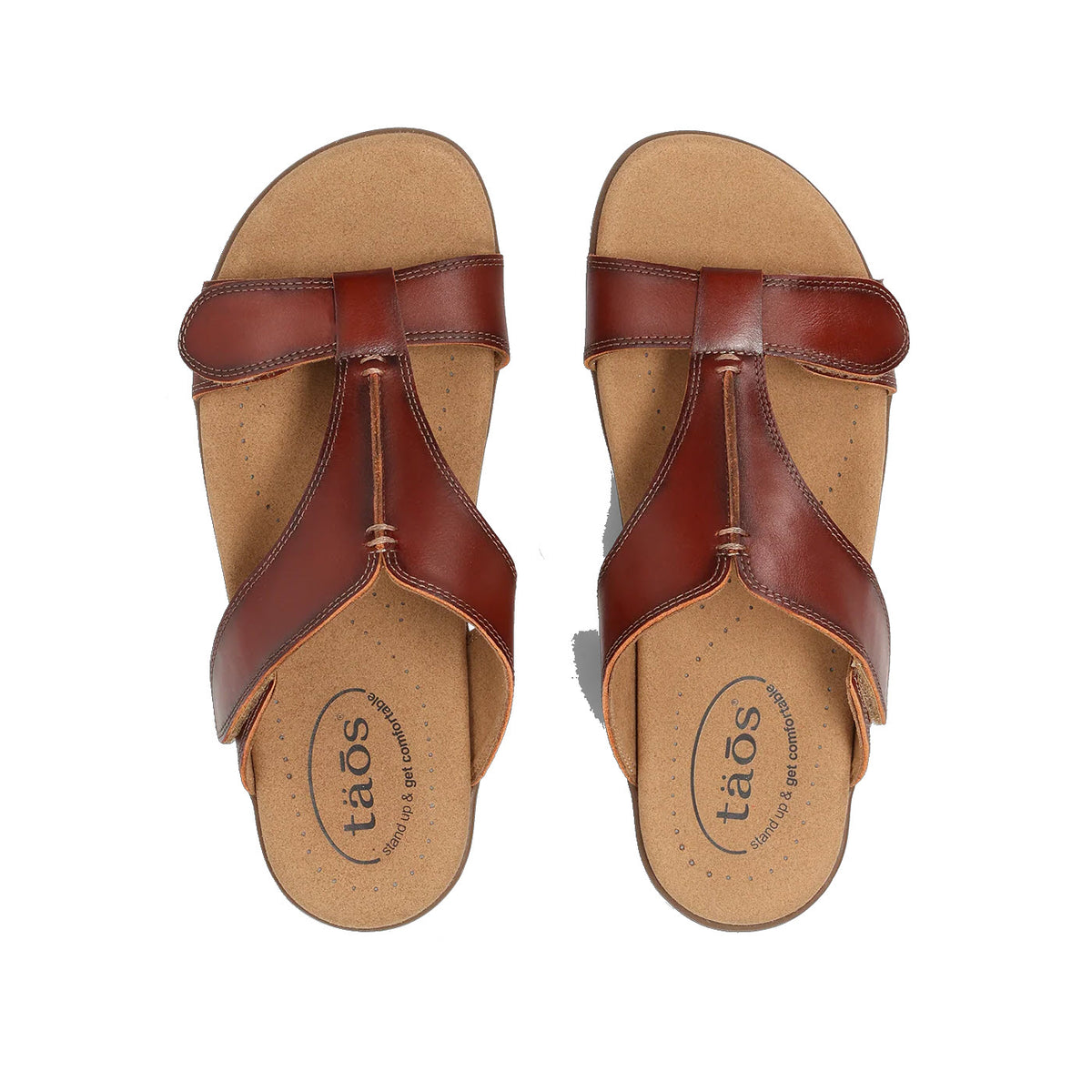 TAOS SLIDE SHOW SANDAL COGNAC - WOMENS